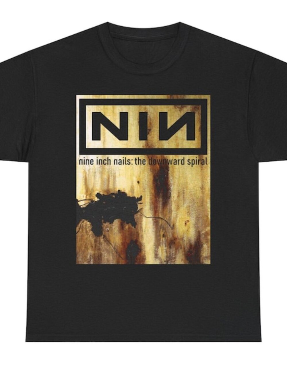 Vintage Nine Inch Nails T-Shirt, 80s Post-Punk Band Tee